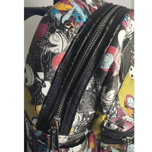 Disney Loungefly Mini Backpack Nightmare Before Christmas Vintage Tim Burtons - Picture 7 of 14